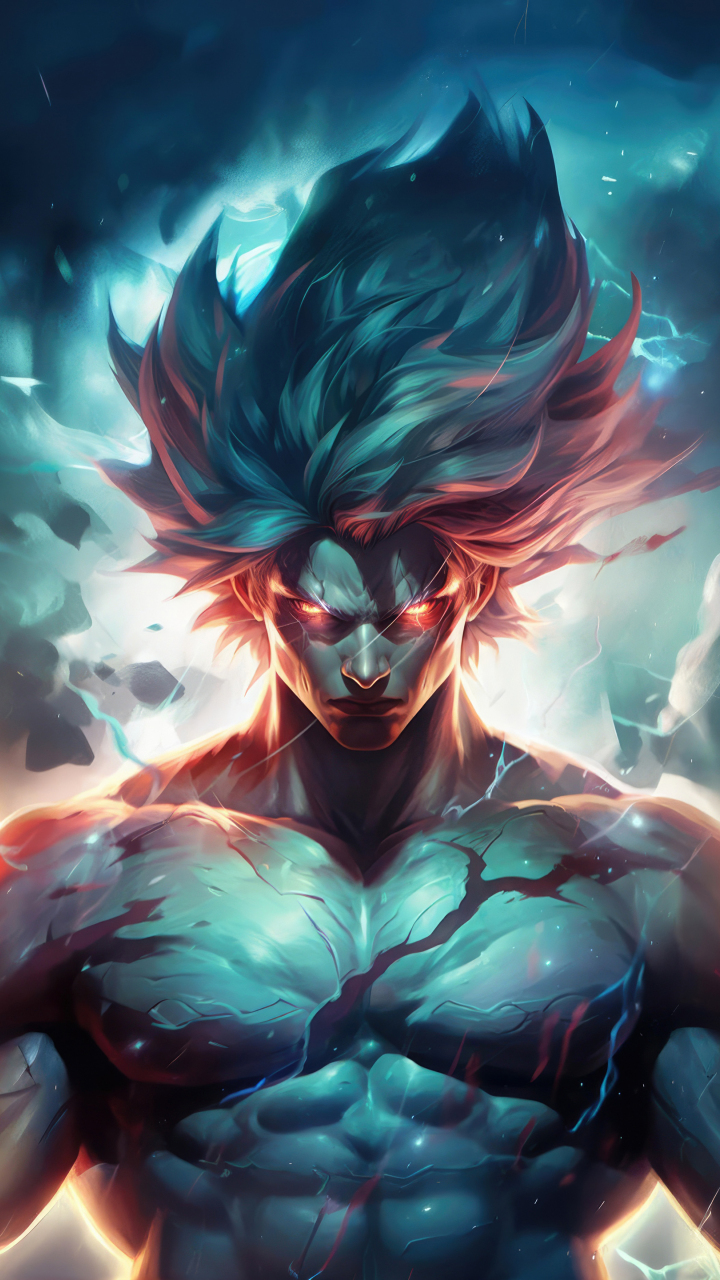 Download wallpaper 720x1280 super saiyan, anime, dragon ball, samsung ...