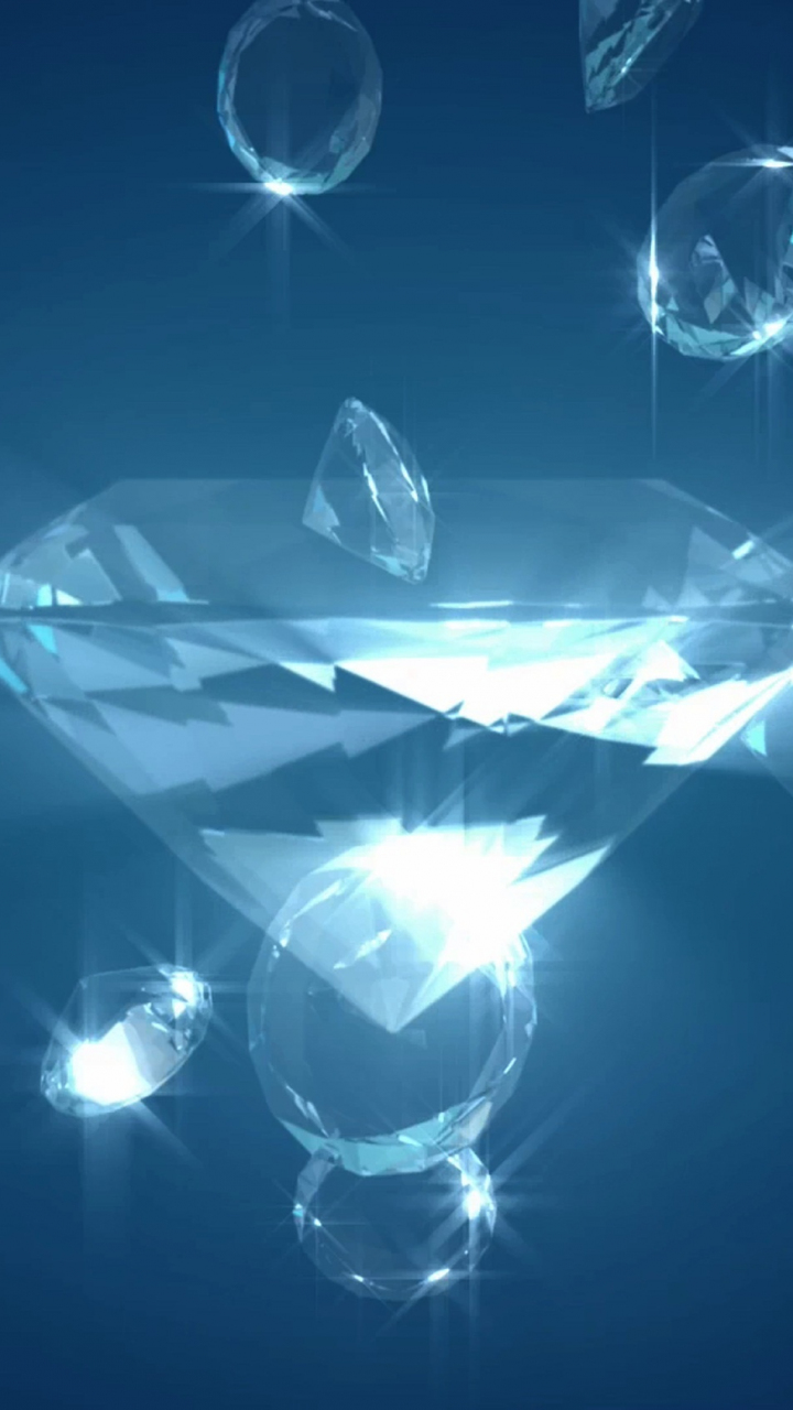 Download wallpaper 720x1280 diamonds, gems, abstract, art, samsung ...