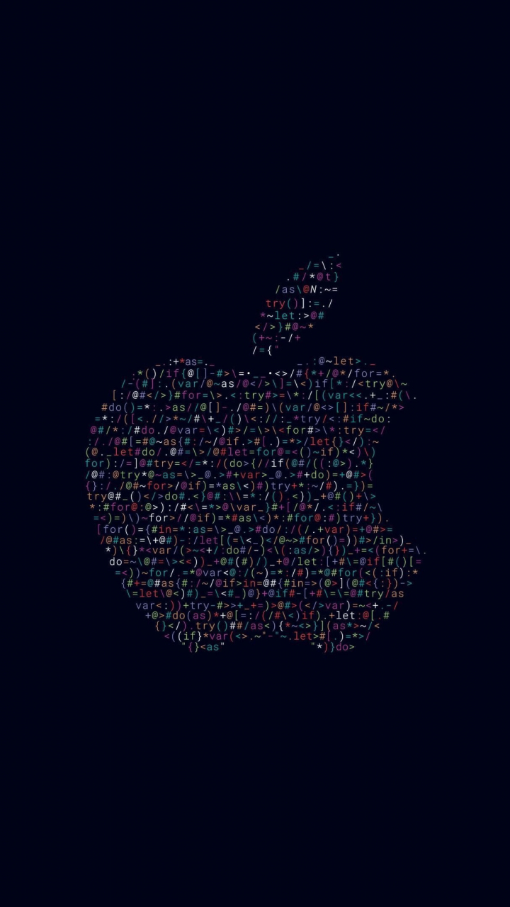 Download wallpaper 720x1280 apple, logo, minimal, samsung galaxy mini s3,  s5, neo, alpha, sony xperia compact z1, z2, z3, asus zenfone, 720x1280 hd  background, 8724