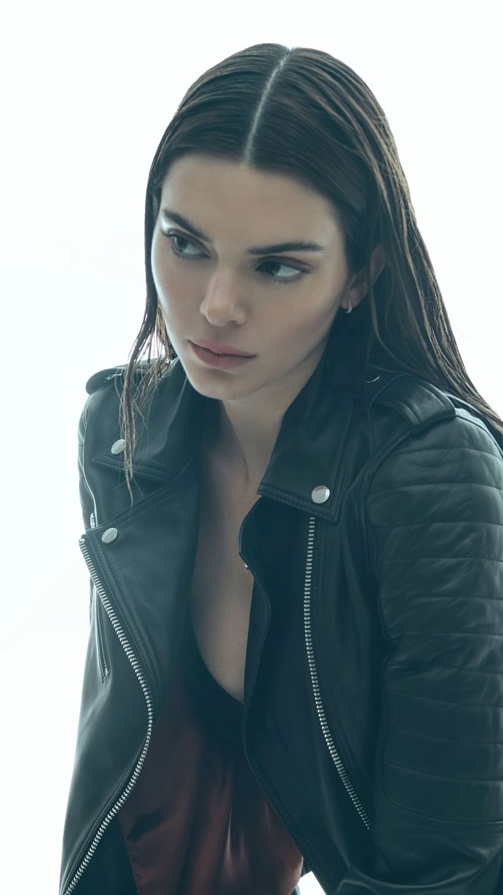 Download wallpaper 720x1280 2023, kendall jenner, own denim fall