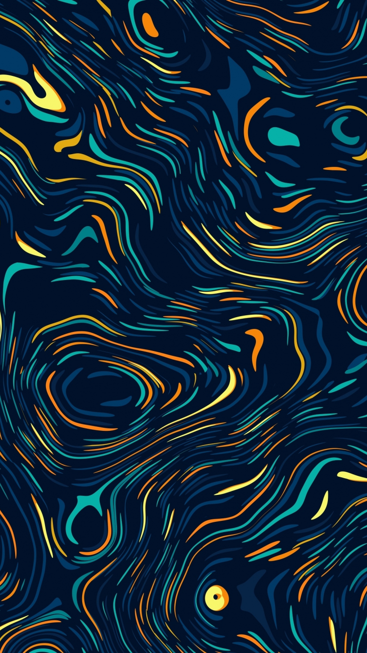 Download wallpaper 750x1334 swirl, small, abstract, art, iphone 7, iphone  8, 750x1334 hd background, 24548