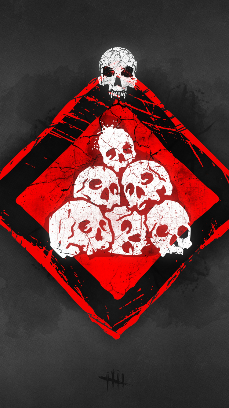 Download 750x1334 Wallpaper Skulls Video Game Artwork Dead By Daylight Iphone 7 Iphone 8 750x1334 Hd Image Background 87