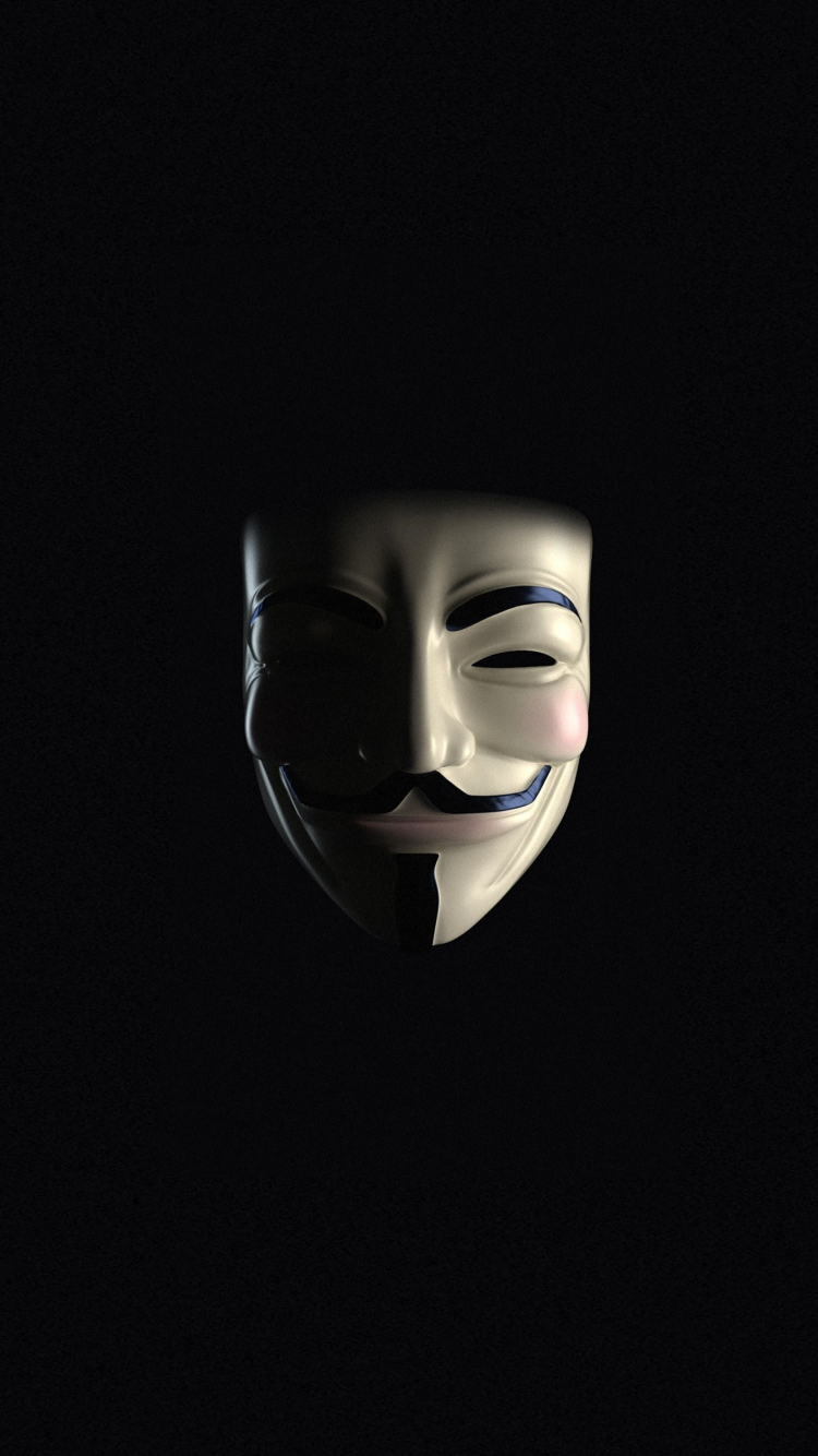 Download Anonymous Mask Dark 750x1334 Wallpaper Iphone 7 Iphone 8 750x1334 Hd Image Background