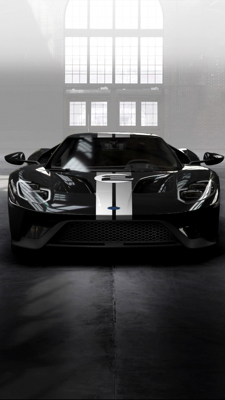 Download 750x1334 Wallpaper Ford Gt 66 Heritage Edition Ford Car Front Iphone 7 Iphone 8 750x1334 Hd Image Background 5598