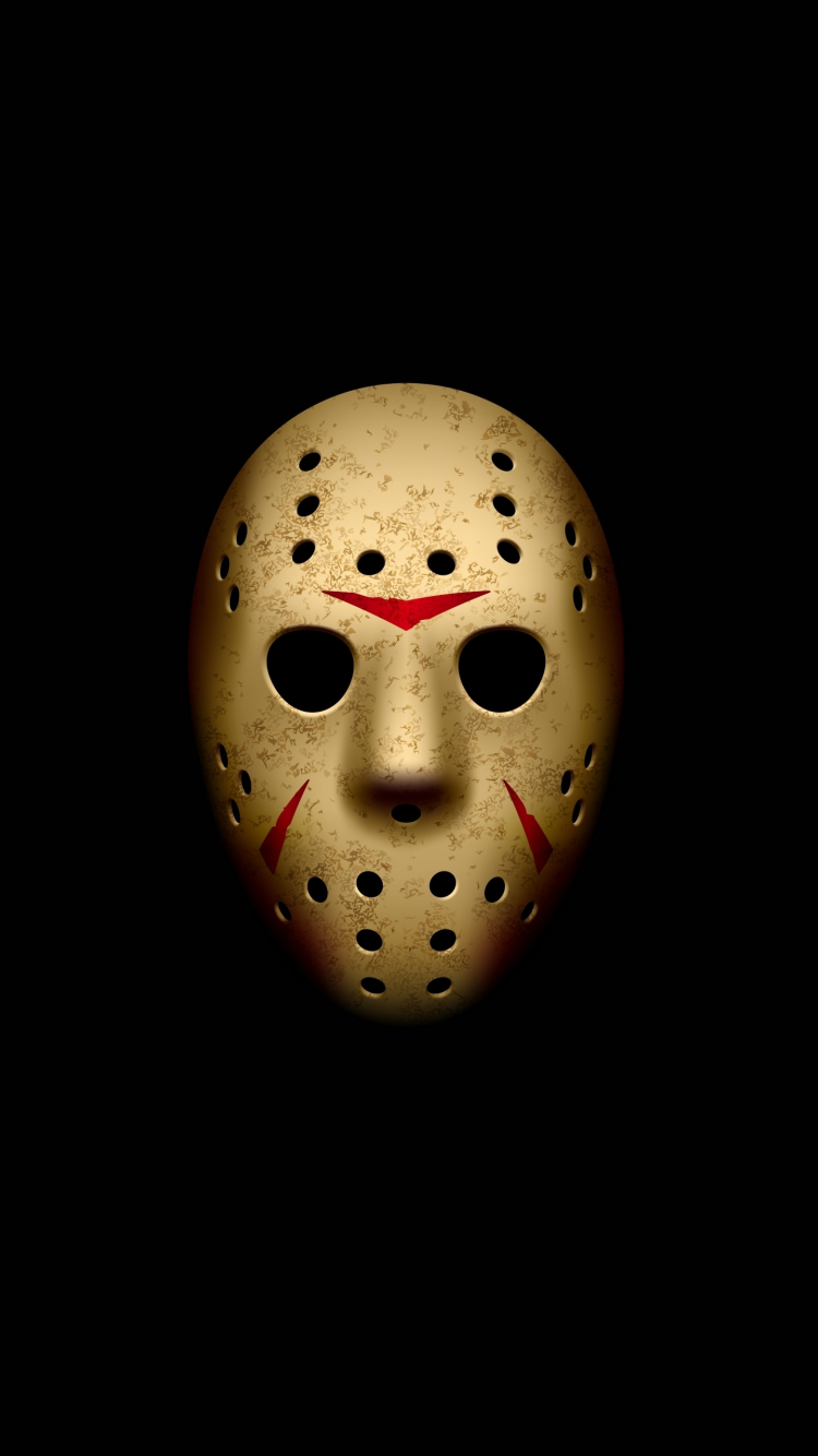 Download wallpaper 750x1334 jason's mask, movie, dark, iphone 7, iphone ...