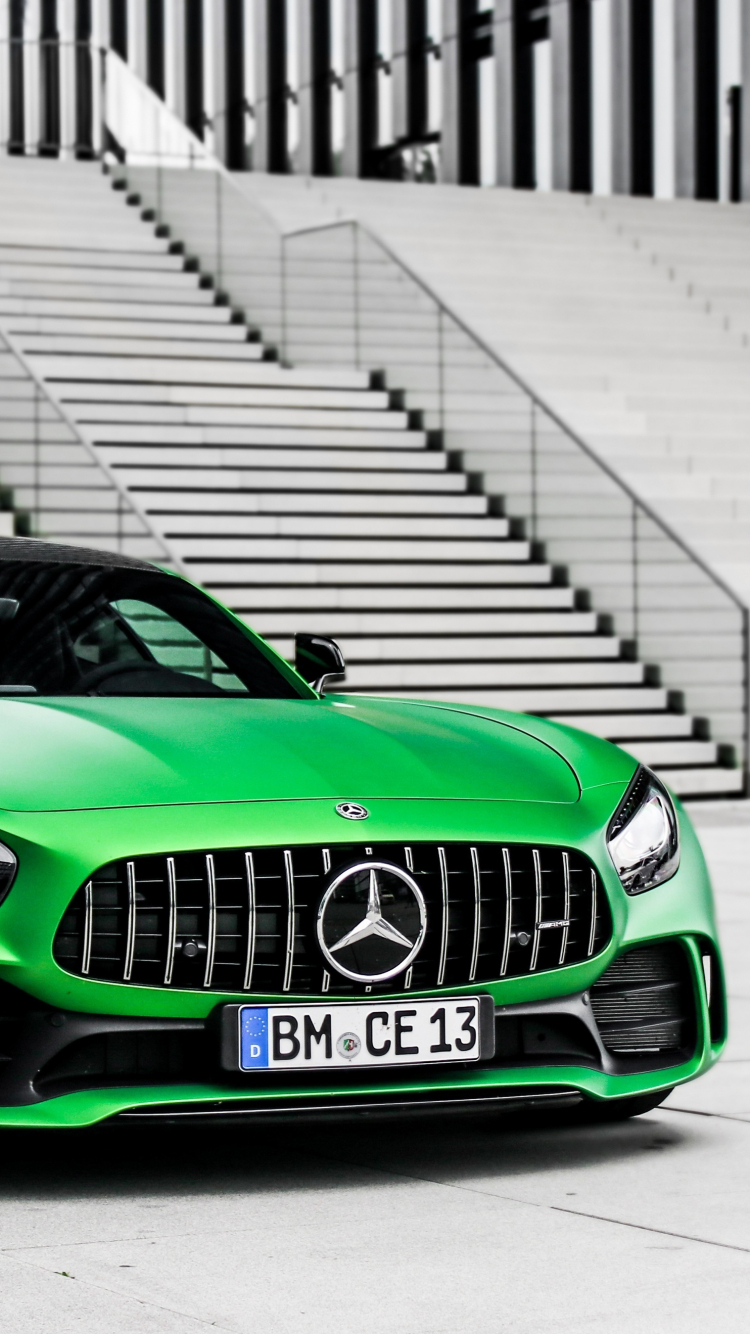 Download 750x1334 Wallpaper Mercedes Amg Gt Luxury Car Green Iphone 7 Iphone 8 750x1334 Hd Image Background