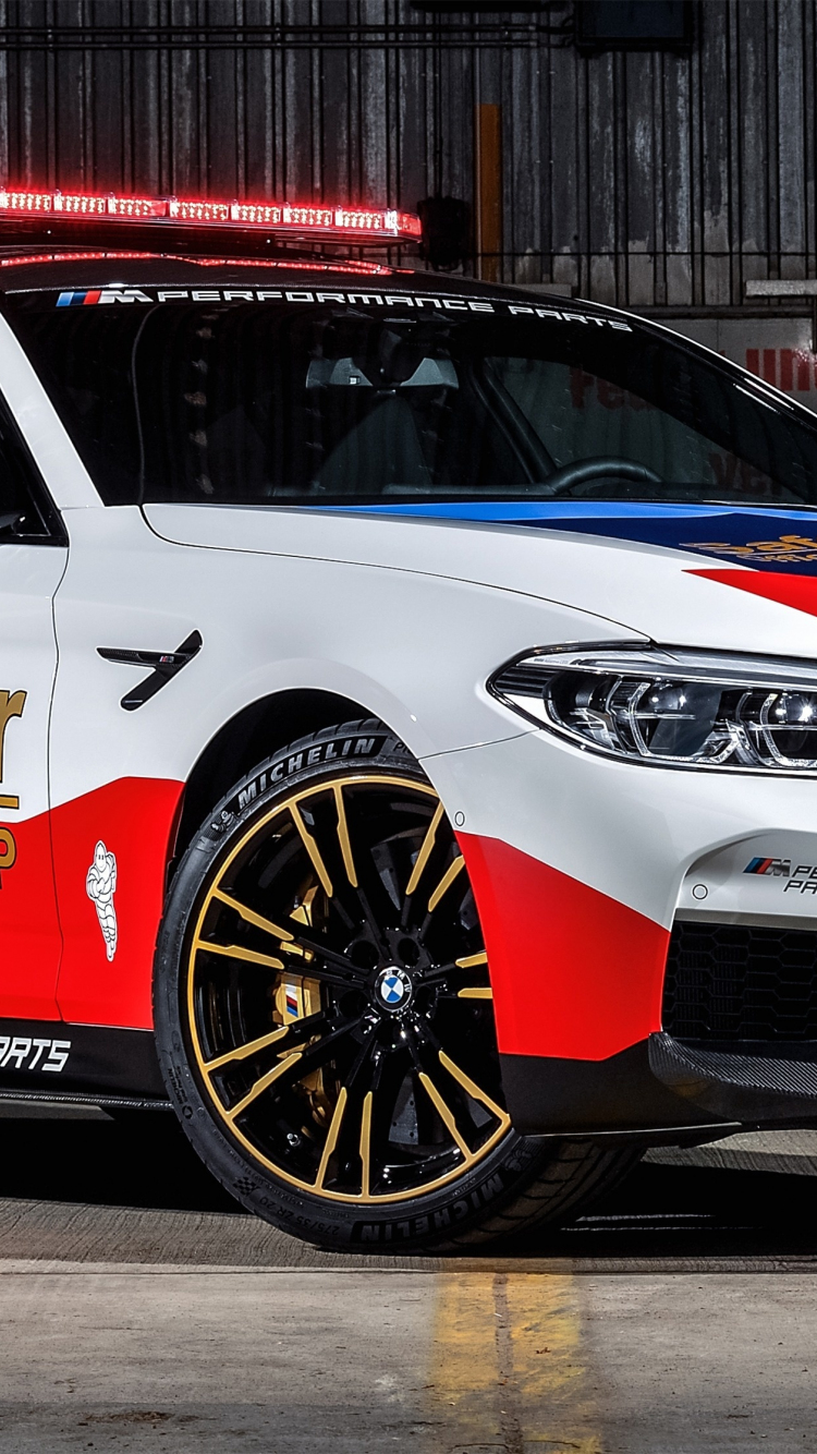 Download 750x1334 Wallpaper 2018 Bmw M5 Motogp Safety Car Motogp