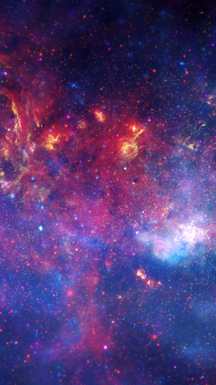 Download wallpaper 750x1334 stars, galaxy, nebula, interstellar, milky way,  iphone 7, iphone 8, 750x1334 hd background, 22506