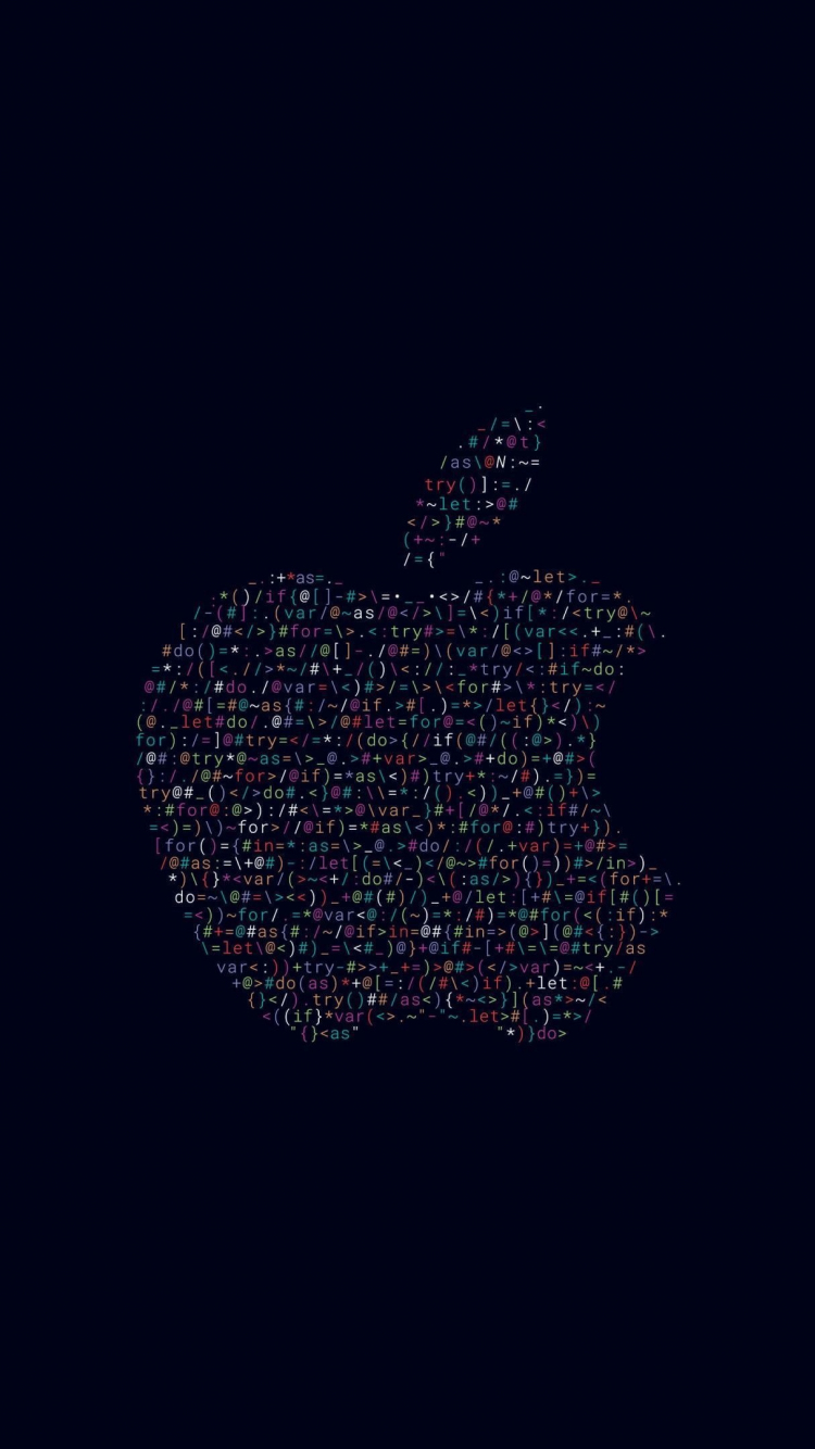 Download wallpaper 750x1334 apple, logo, minimal, iphone 7, iphone 8,  750x1334 hd background, 8724