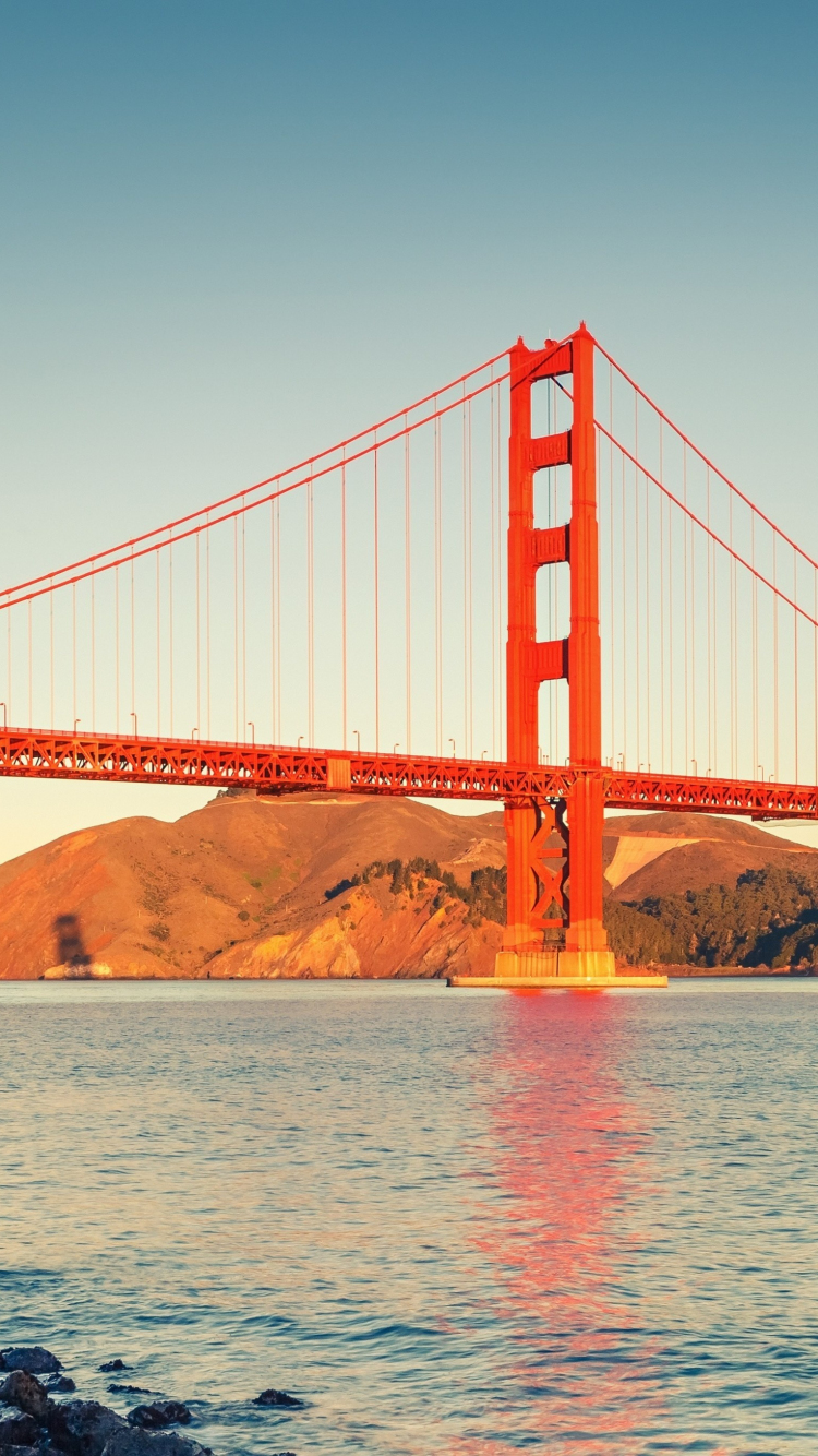 Download 750x1334 Wallpaper Bridge Architecture Golden Gate Bridge