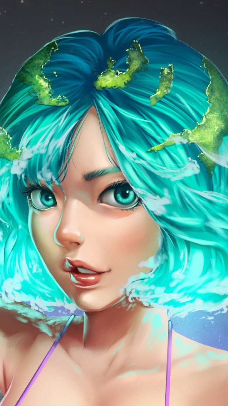 Anime Characters With Teal Hair - Art Dash