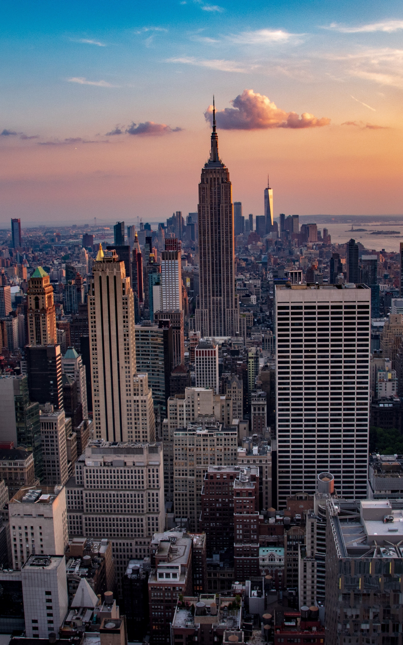 Download 800x1280 wallpaper cityscape, buildings, city, new york