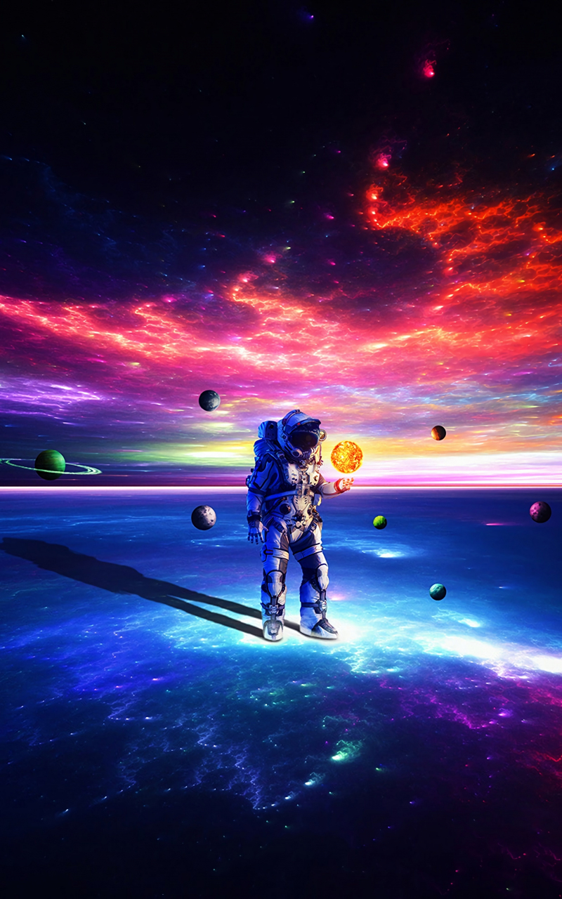 Download Astronaut Galaxy Wallpaper RoyaltyFree Stock Illustration Image   Pixabay