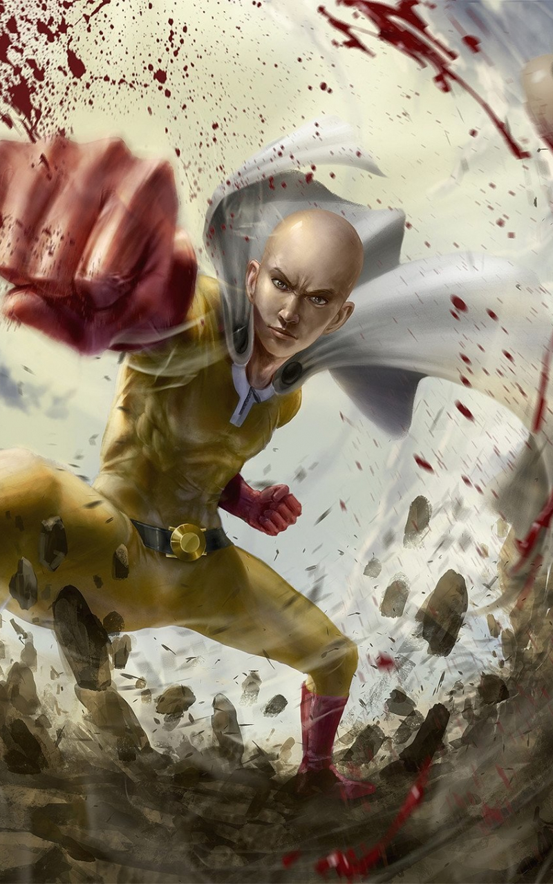 Download Saitama (One Punch Man) wallpapers for mobile phone