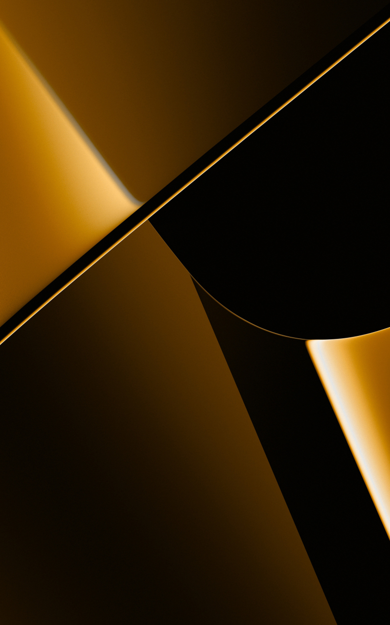 Golden surface, abstract, shapes, 800x1280 wallpaper