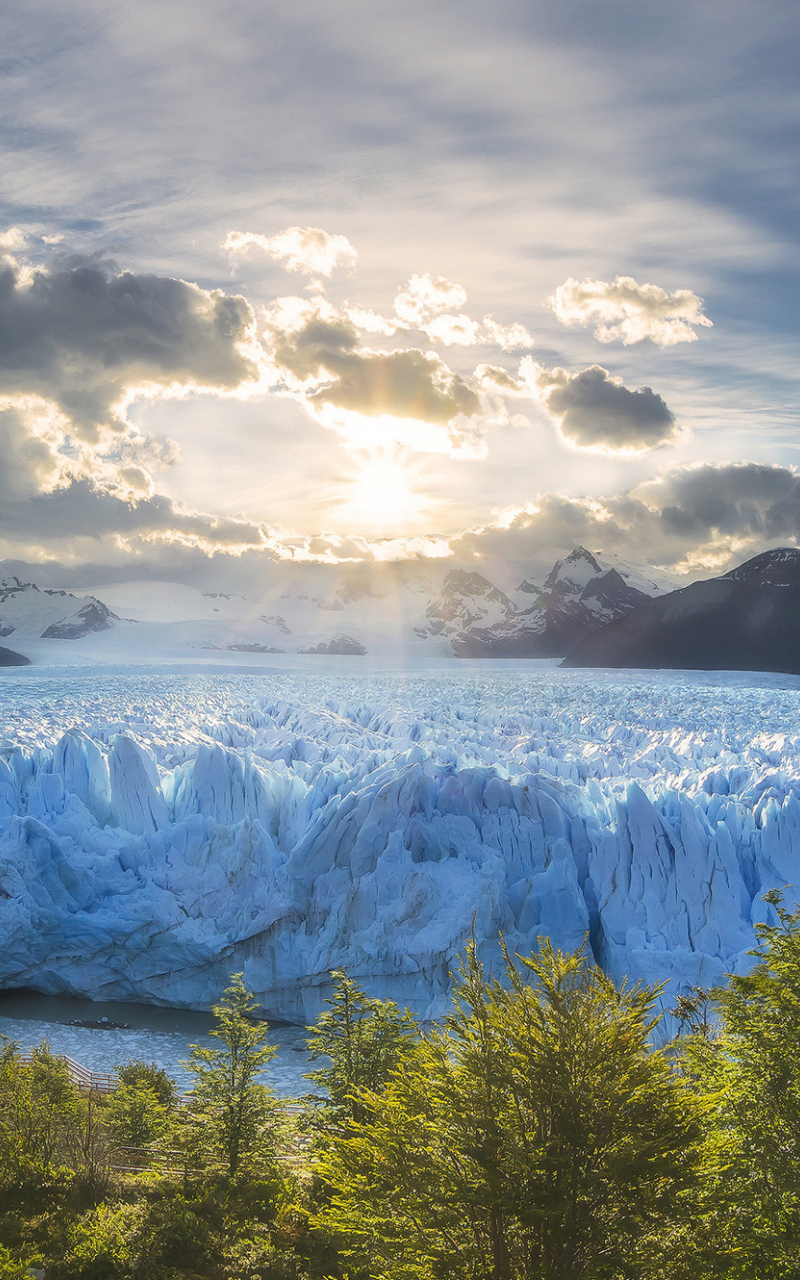 Iceberg, glacier lake, nature, 800x1280 wallpaper