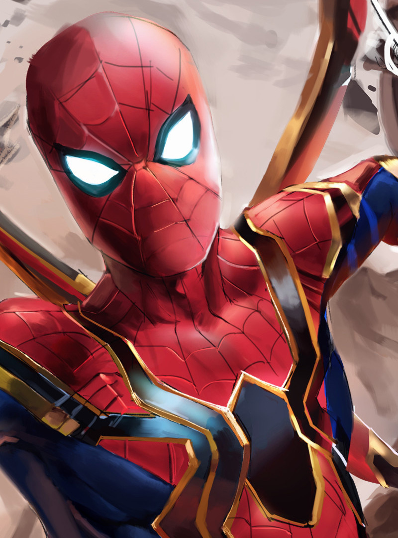 Spider-Man: No Way Home - Spider-Man Iron Spider Suit 4K tải xuống hình nền