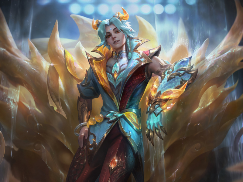 Riot game, League of Legends, heavenscale character, 2024, 800x600 wallpaper