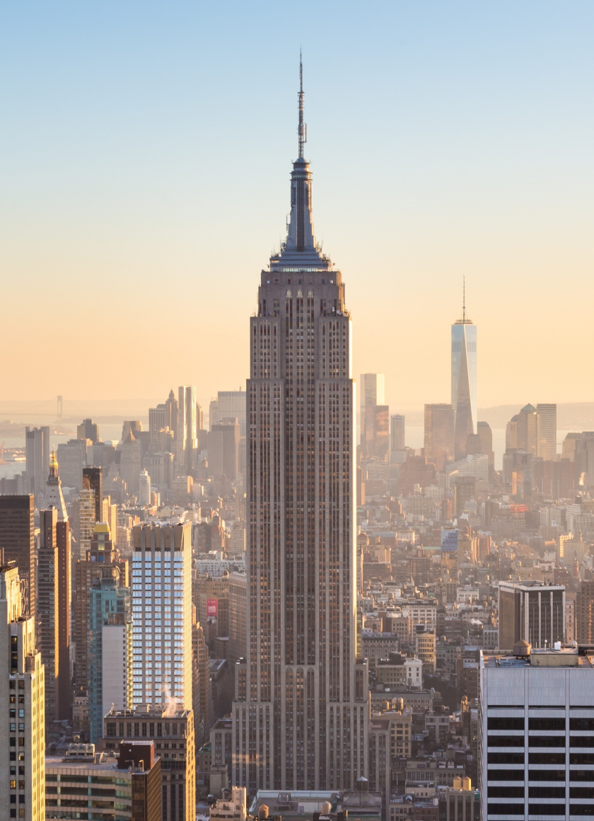 Download wallpaper 840x1160 new york, city, buildings, at sunny day ...