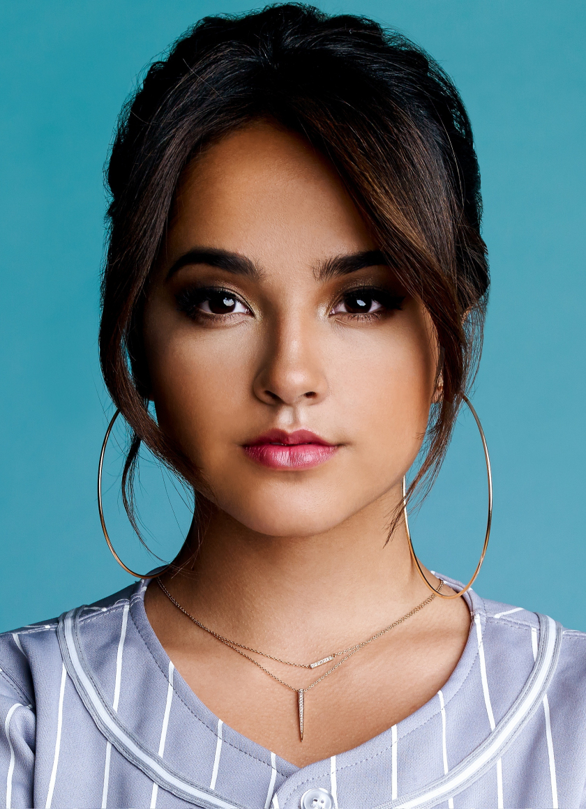 Download wallpaper 840x1160 celebrity, brunette, beautiful, becky g ...