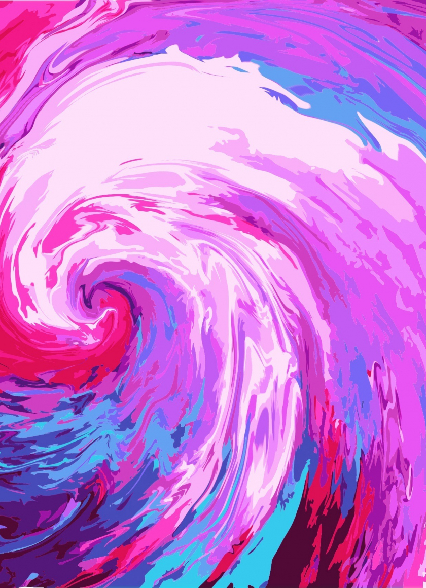 Swirl, abstract, glitch art, 840x1160 wallpaper