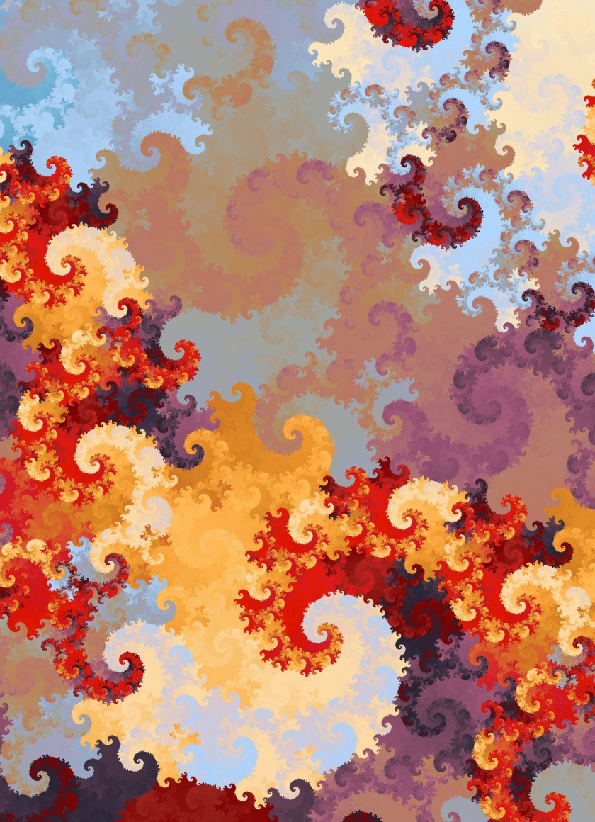 Swirl, abstract, fractal, pattern, 840x1160 wallpaper