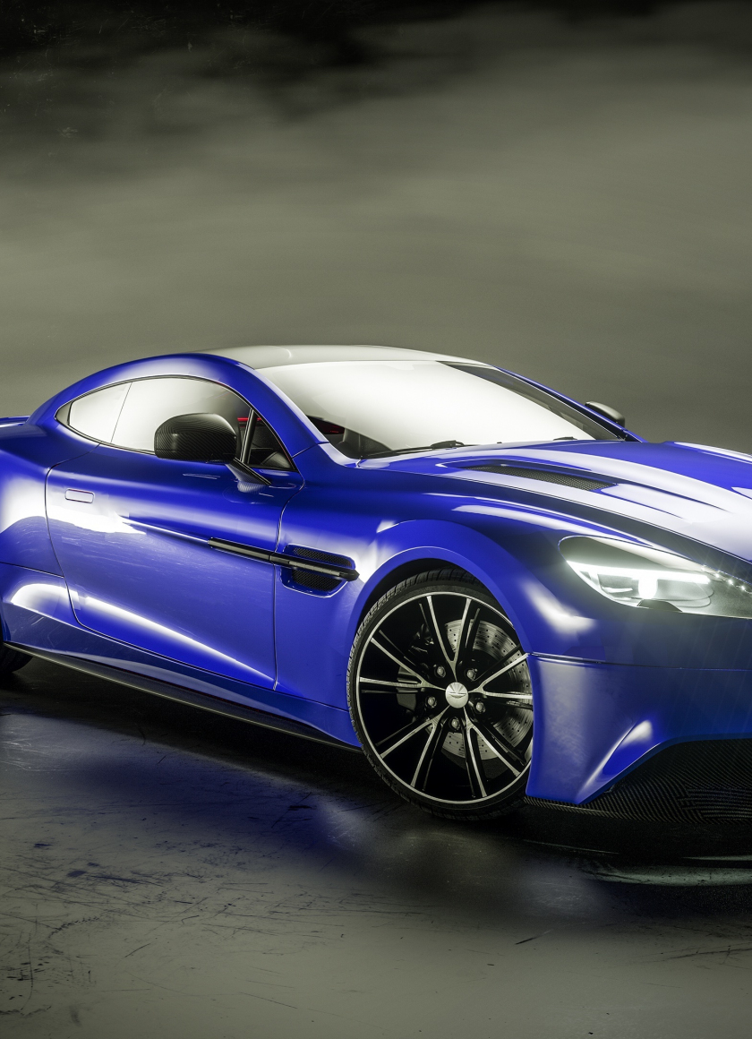 Aston Martin Vanquish Blue