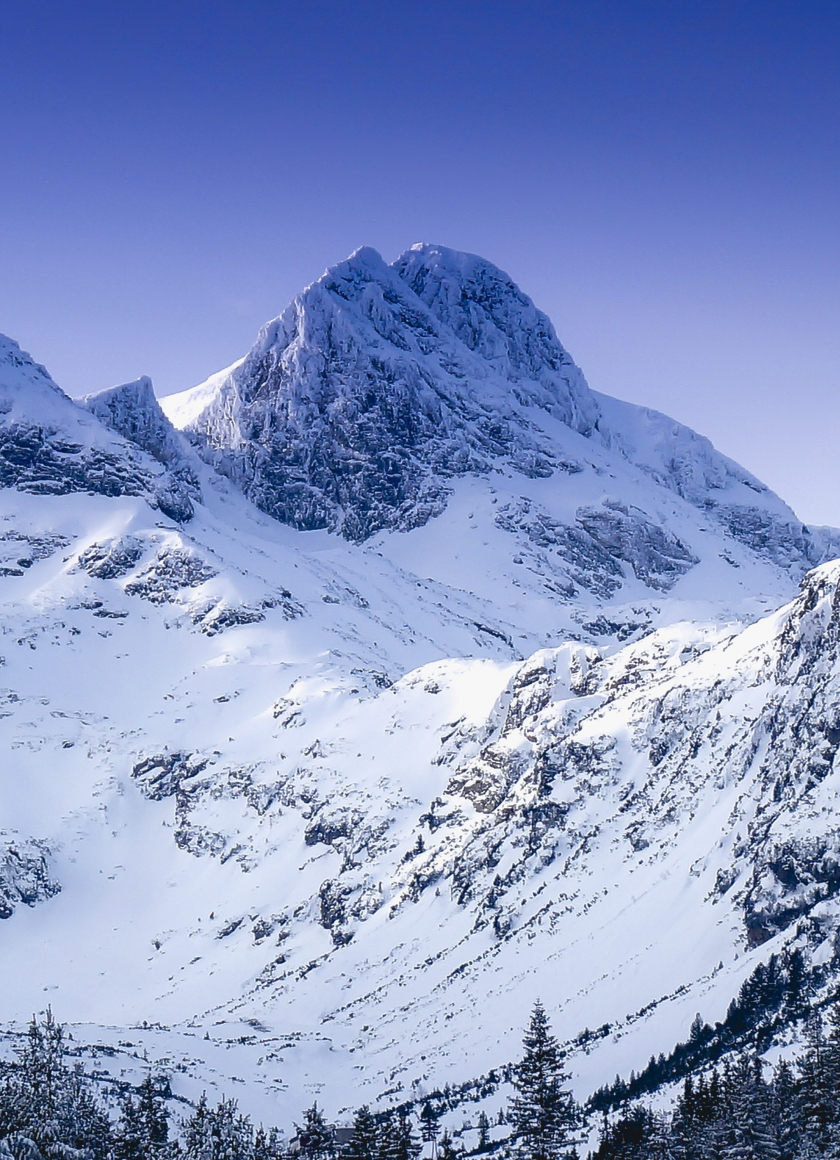 Winter, glacier, mountain, nature, 840x1160 wallpaper