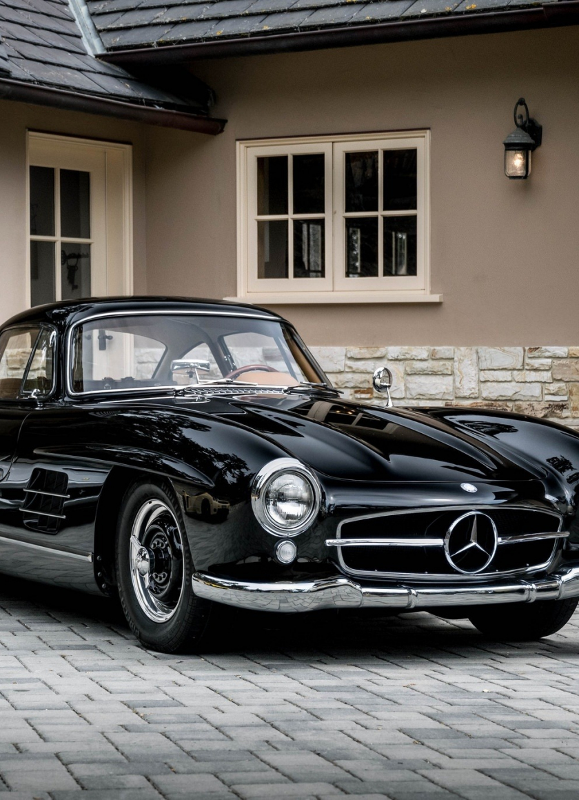 Download 840x1160 Wallpaper Black Classic Mercedes Benz 300 Sl Iphone 4 Iphone 4s Ipod Touch 840x1160 Hd Image Background 2553