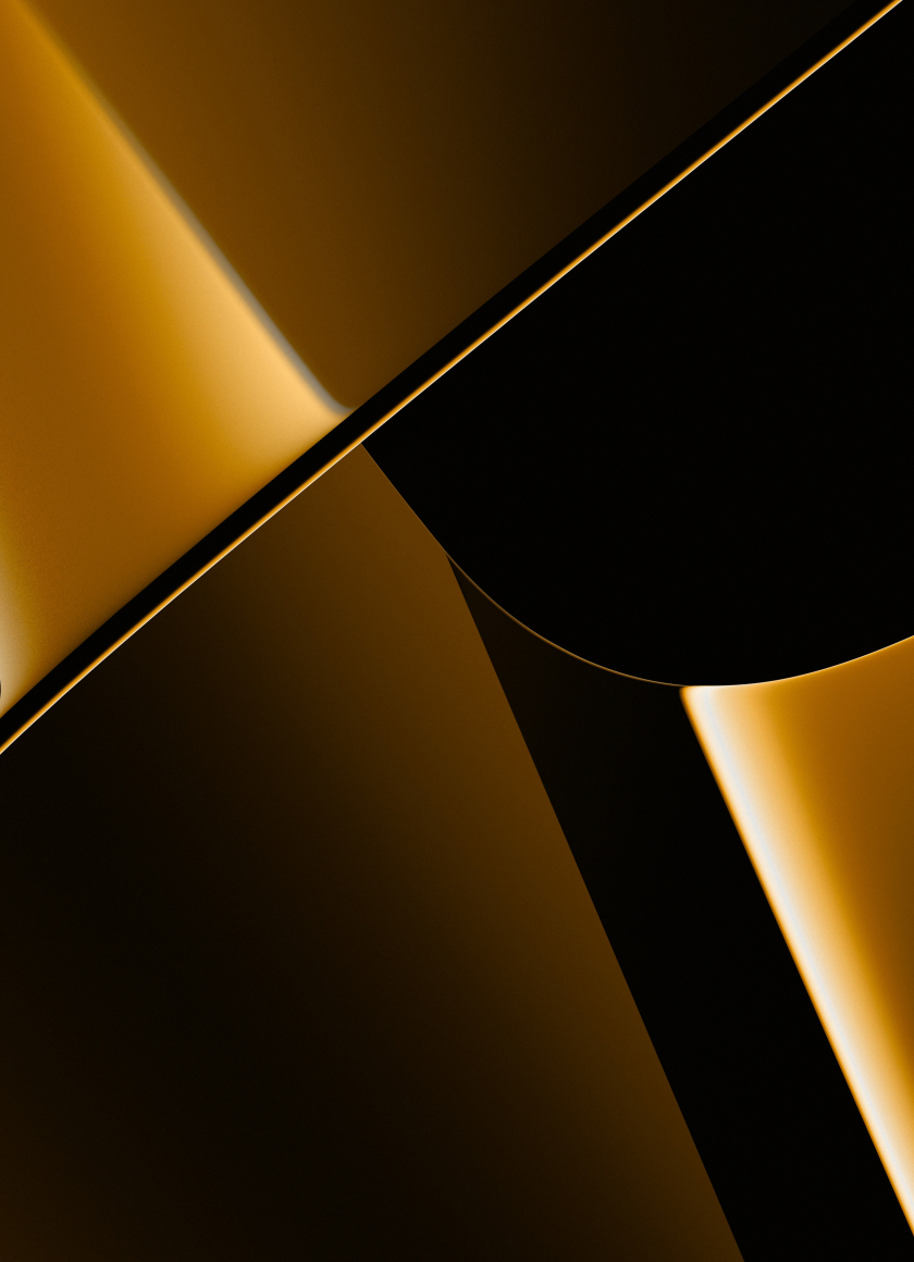 Golden surface, abstract, shapes, 840x1160 wallpaper