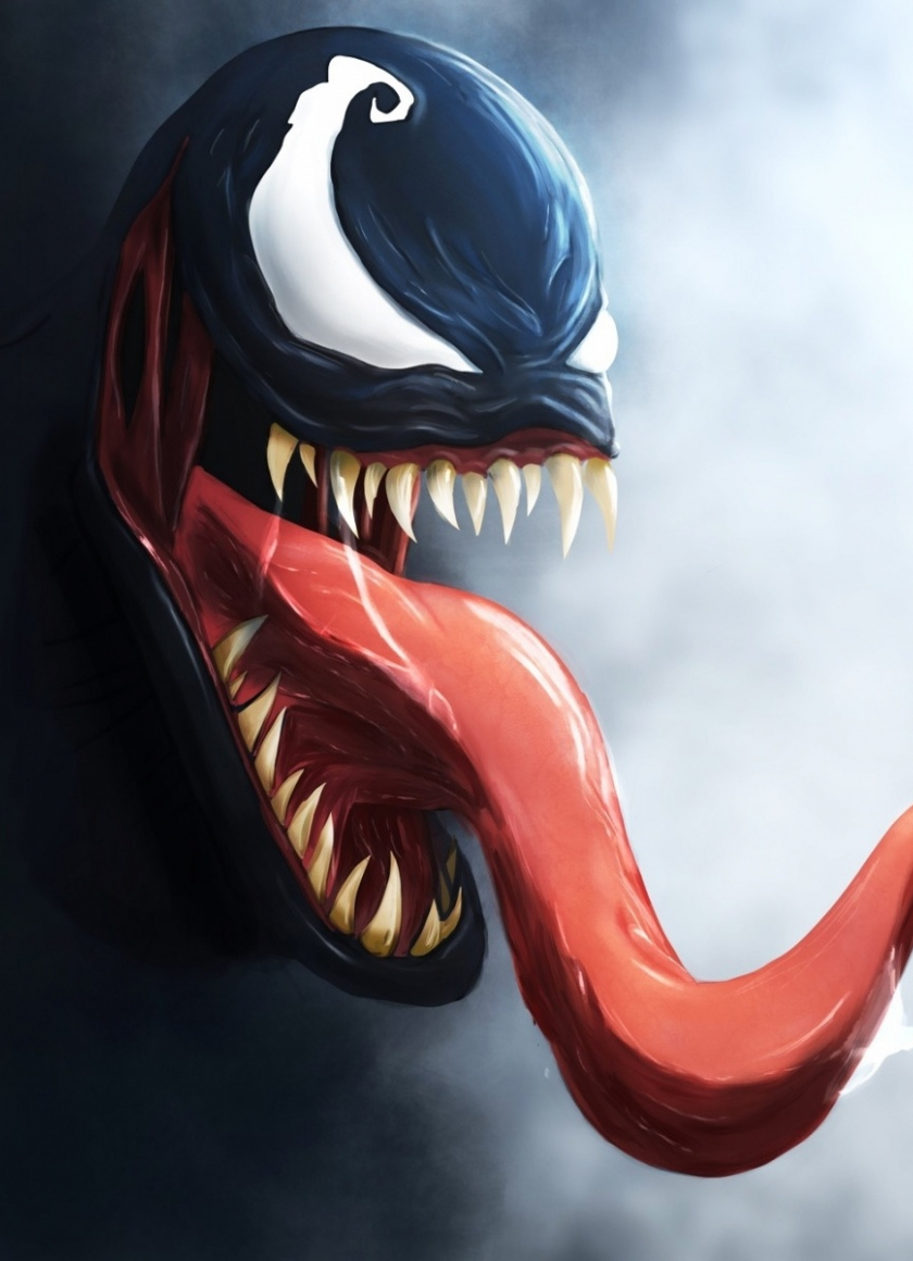 Download Wallpaper 840x1160 Creepy, Venom, Muzzle, Iphone 4, Iphone 4s 