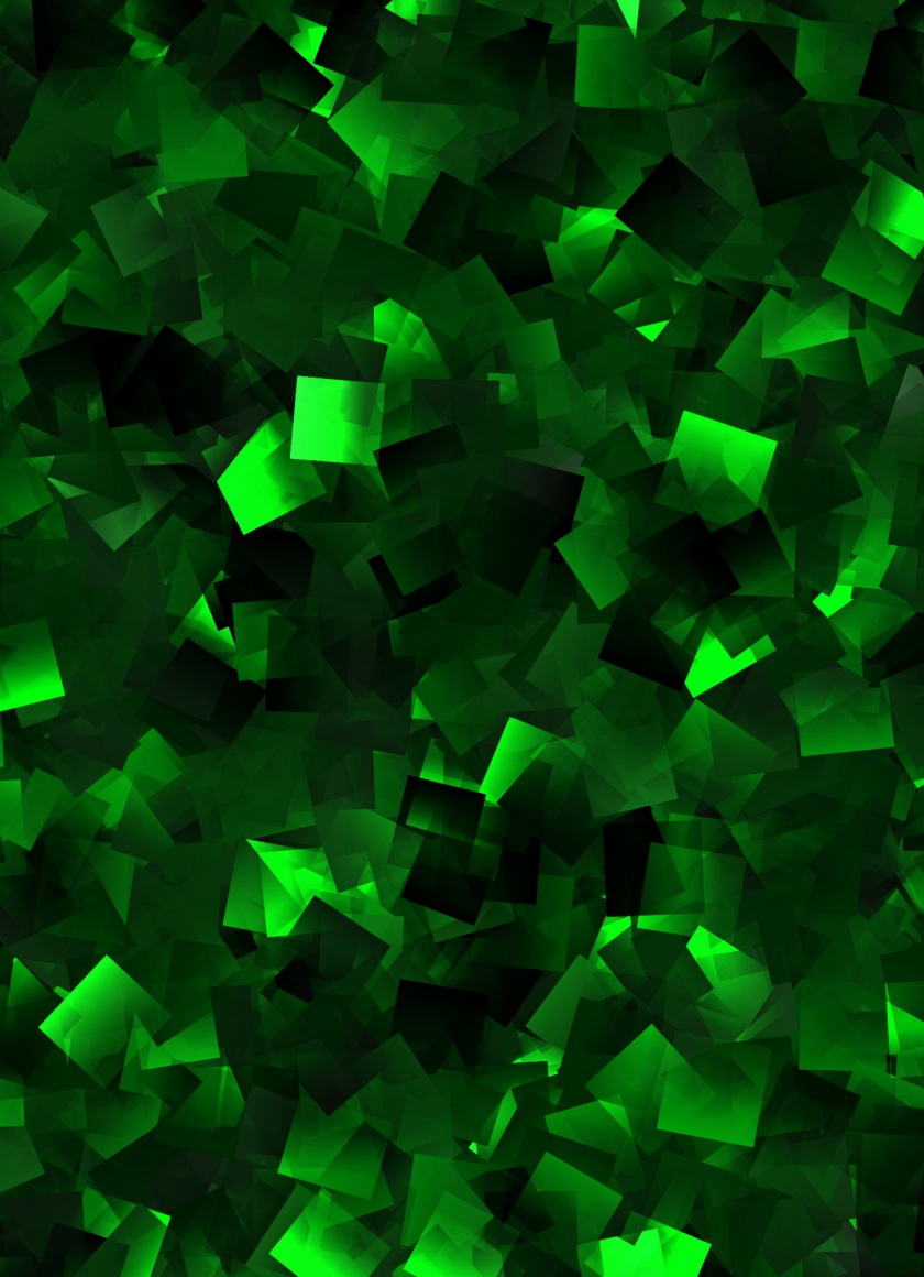Download wallpaper 840x1160 green mosaic, abstract, iphone 4, iphone 4s ...