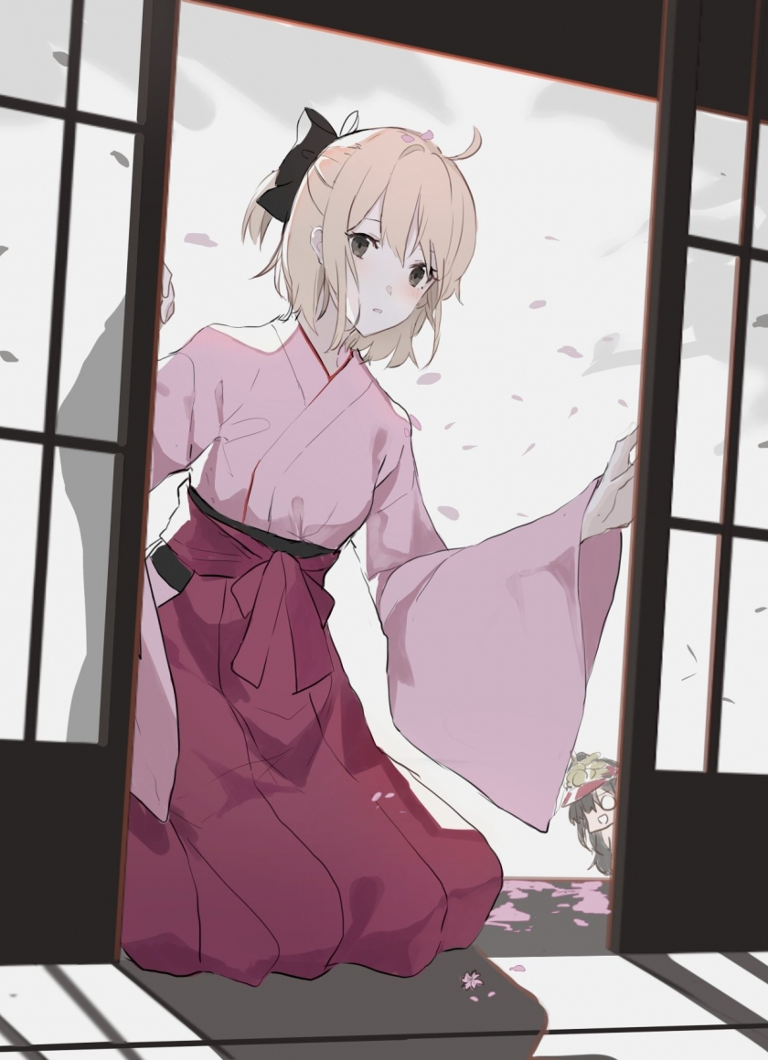 Download Sakura Saber Fate Stay Night Art 840x1160 Wallpaper Iphone 4 Iphone 4s Ipod Touch 840x1160 Hd Image Background