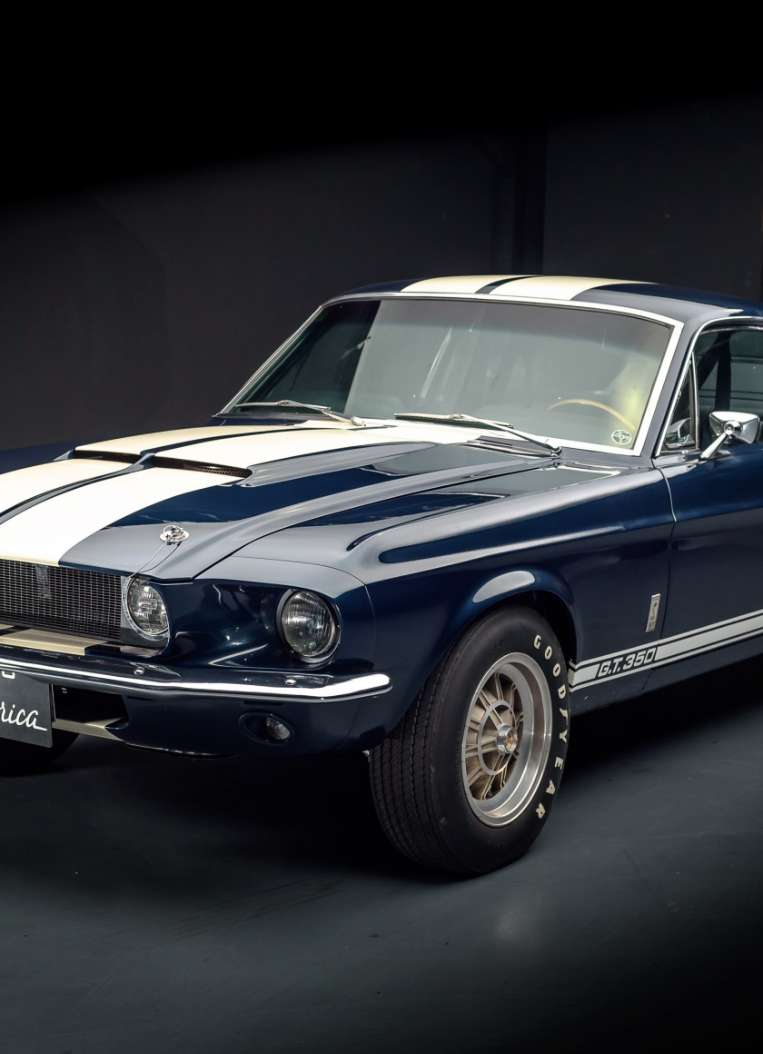 Download wallpaper 840x1160 navy blue, ford mustang shelby gt500, iphone 4,  iphone 4s, ipod touch, 840x1160 hd background, 9789