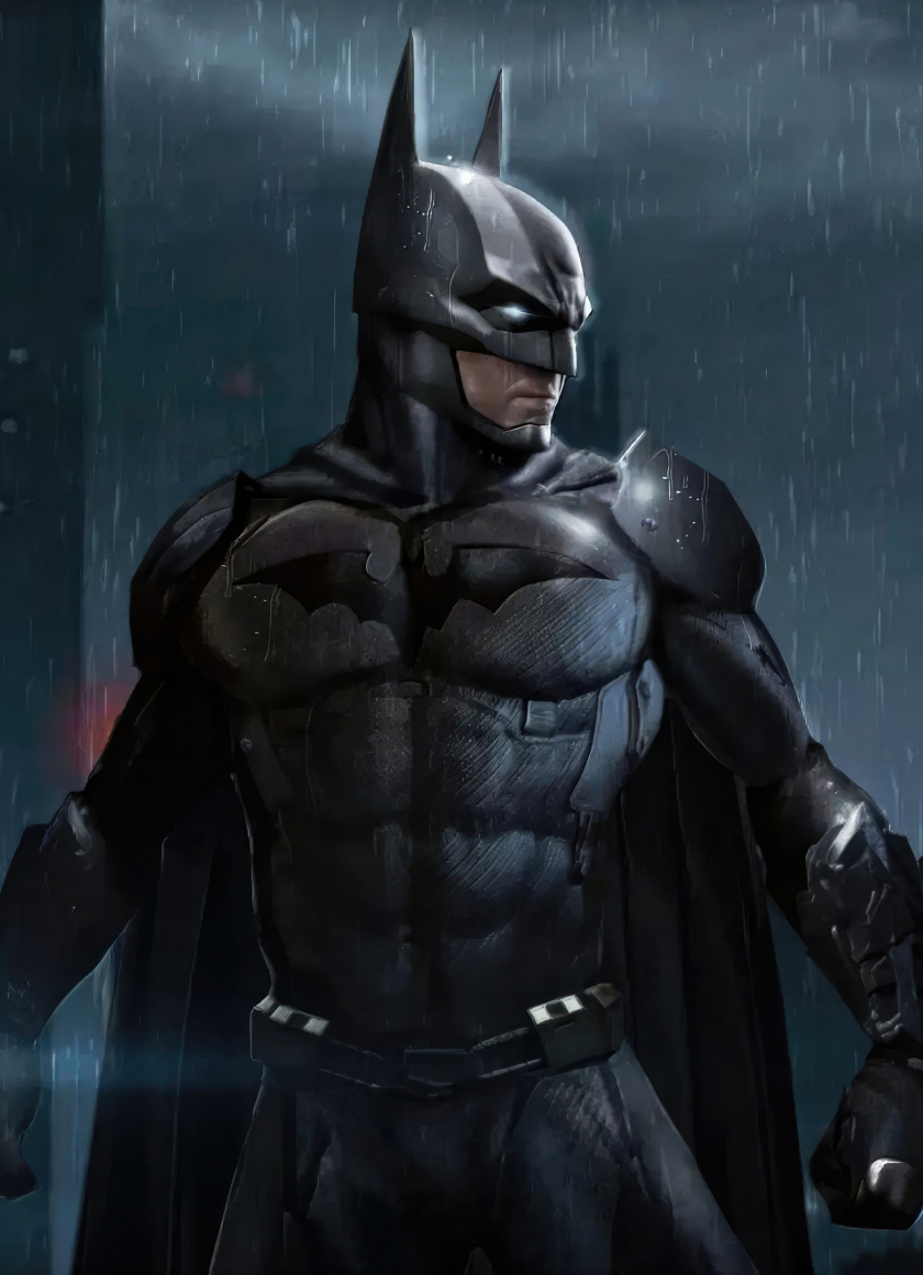 Download wallpaper 840x1160 concept art, the batman of dc universe ...