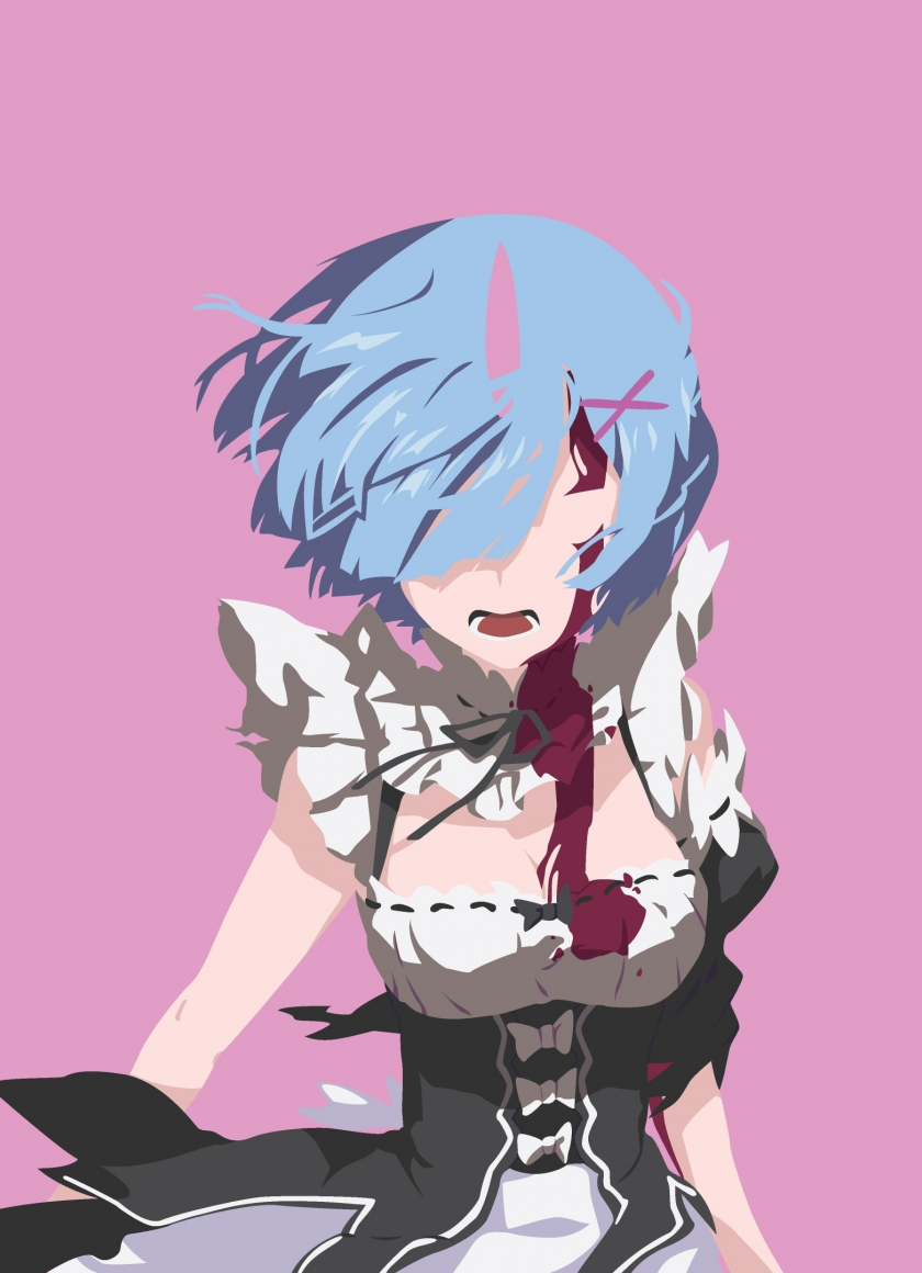 Download Rem Re Zero Anime Minimal 840x1160 Wallpaper Iphone 4 Iphone 4s Ipod Touch 840x1160 Hd Image Background 40