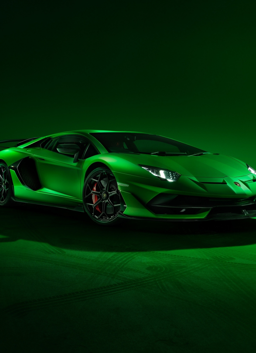 Dark Green Lamborghini