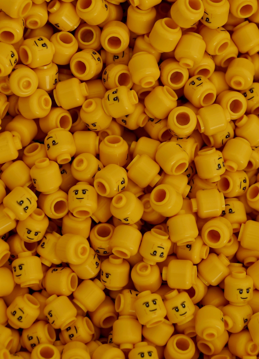 Yellow, Lego, toy, 840x1160 wallpaper