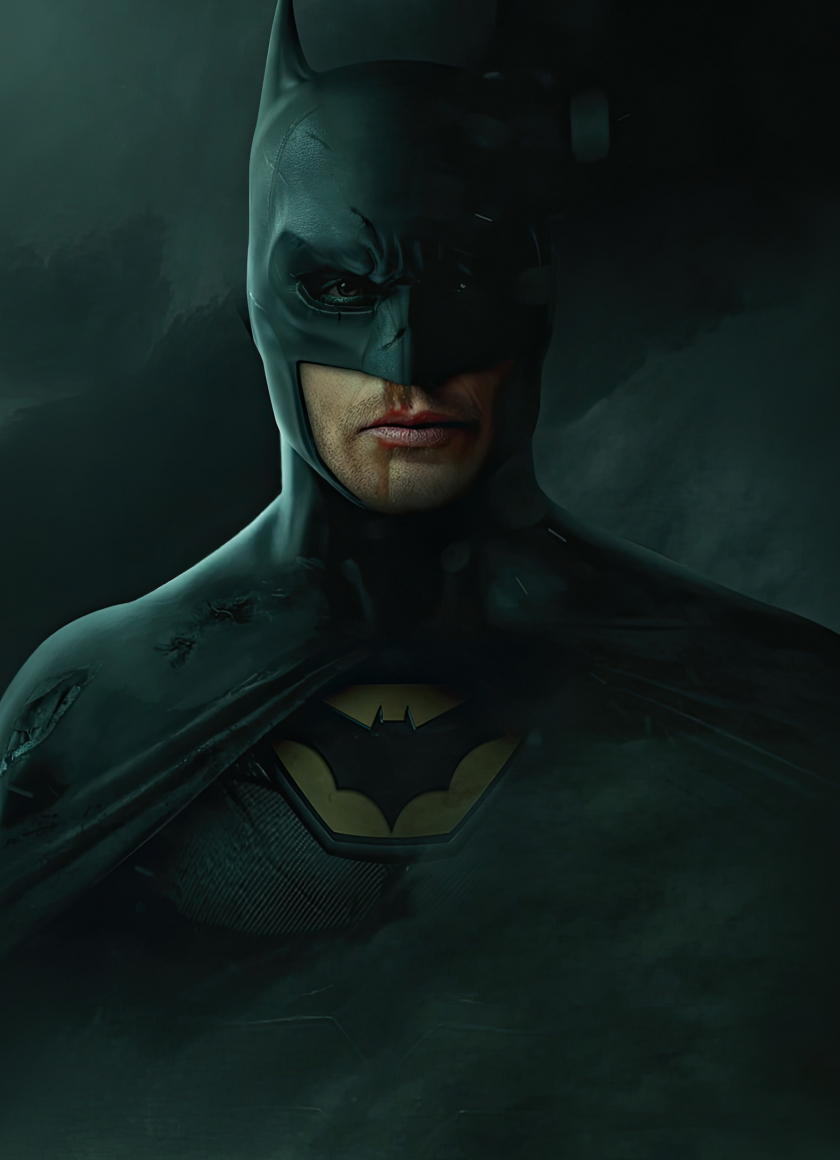 Download wallpaper 840x1160 wounded batman, art, iphone 4, iphone 4s ...