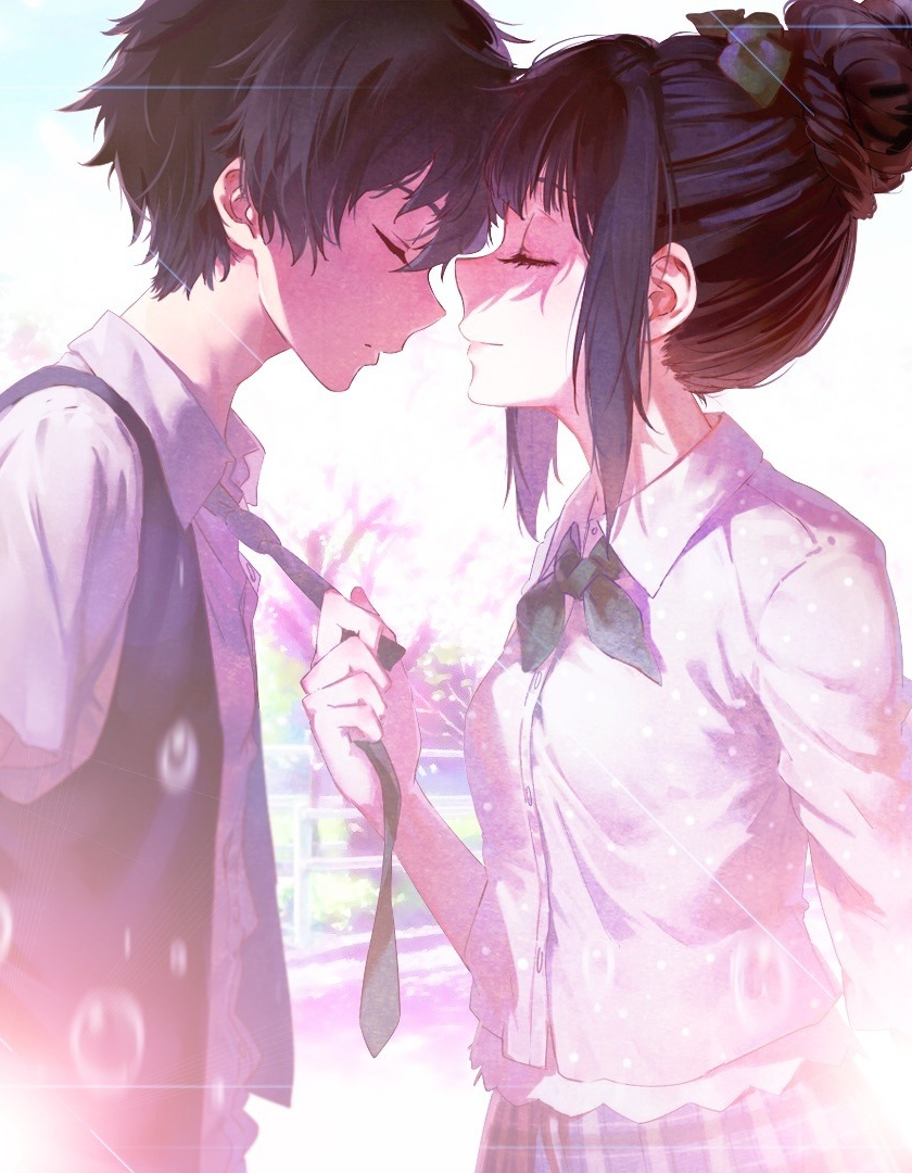 Aesthetic Anime Couple Wallpaper