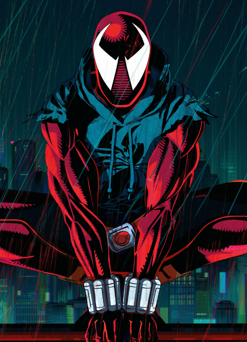 Download Wallpaper 840x1160 Classic Poster, Spider Man Across The 