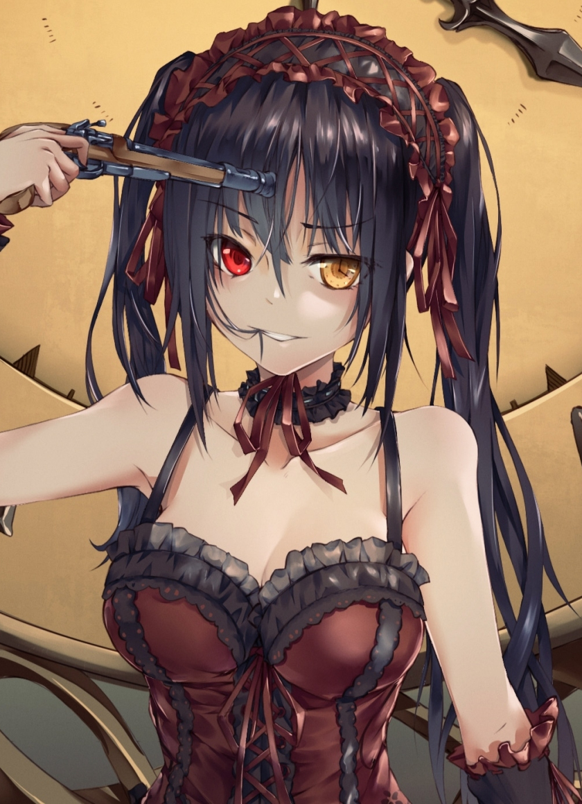 Kurumi Tokisaki Wallpaper iPhone  Date a live, Kurumi tokisaki, Anime