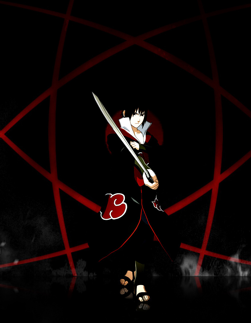 Download 840x1160 Wallpaper Naruto Dark Sasuke Uchiha