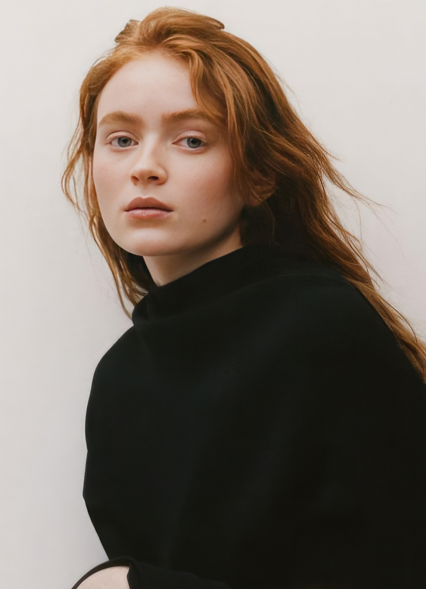 Download wallpaper 840x1160 sadie sink, bjorn iooss photoshoot, iphone ...