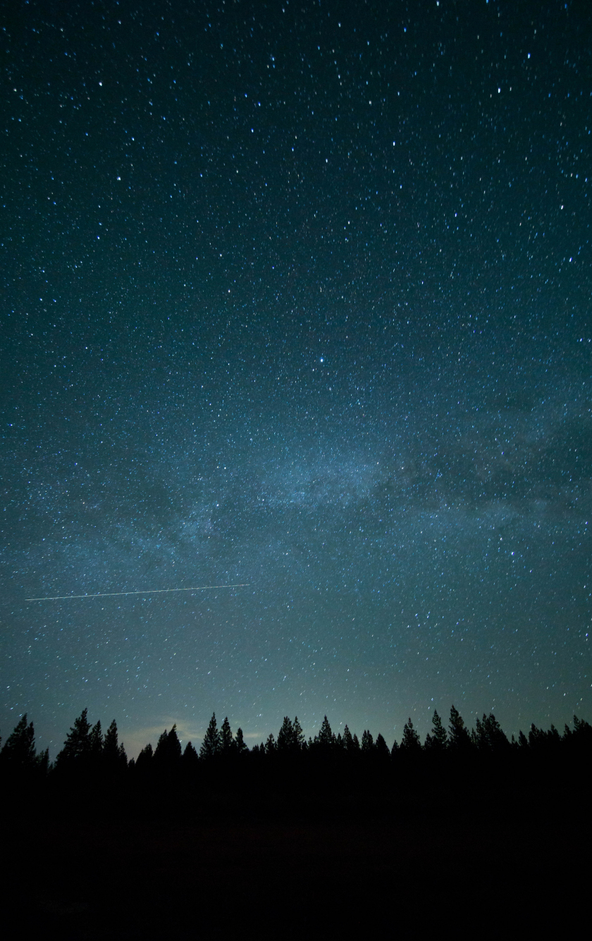 Download wallpaper 840x1336 milky way, starry night, outdoor, iphone 5 ...