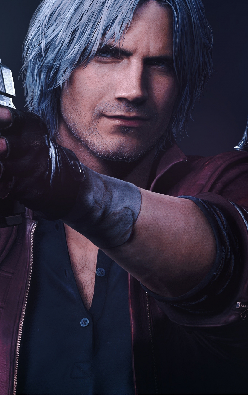 Download wallpaper 840x1336 dante, video game, devil may cry, iphone 5, iphone  5s, iphone 5c, ipod touch, 840x1336 hd background, 17618