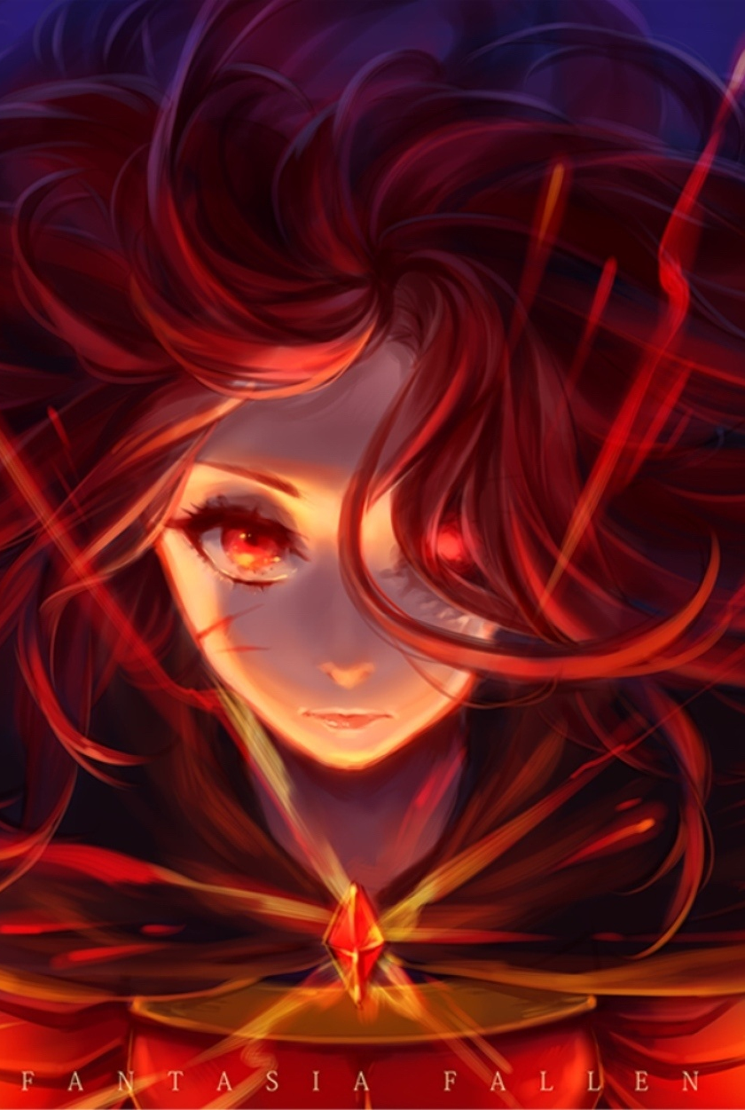 Download 840x1336 Wallpaper Red Head Blair Pixiv Fantasia Fallen Kings Iphone 5 Iphone 5s Iphone 5c Ipod Touch 840x1336 Hd Image Background 7214