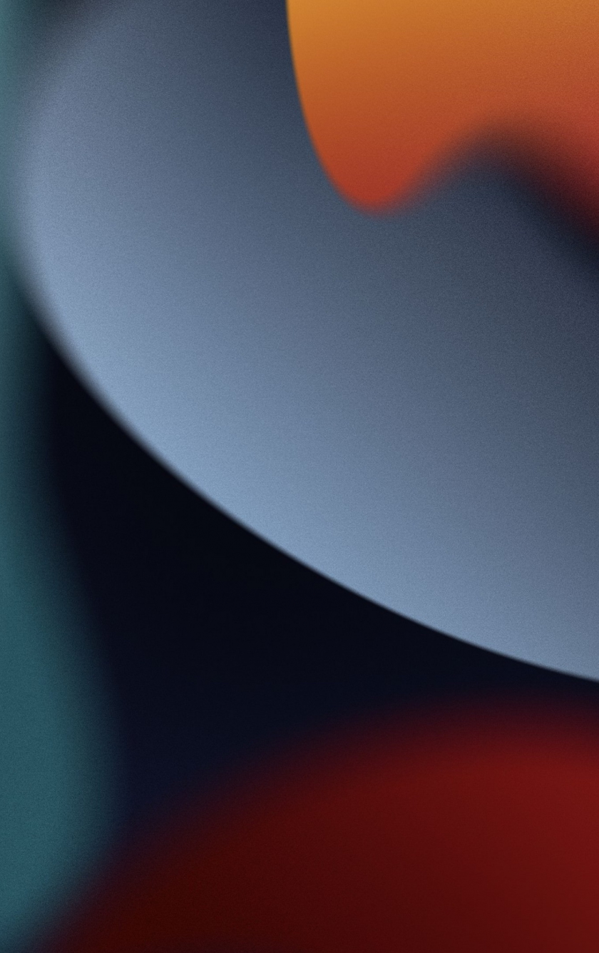 Download wallpaper 840x1336 ios 15, blur shapes, abstraction, iphone 5 ...