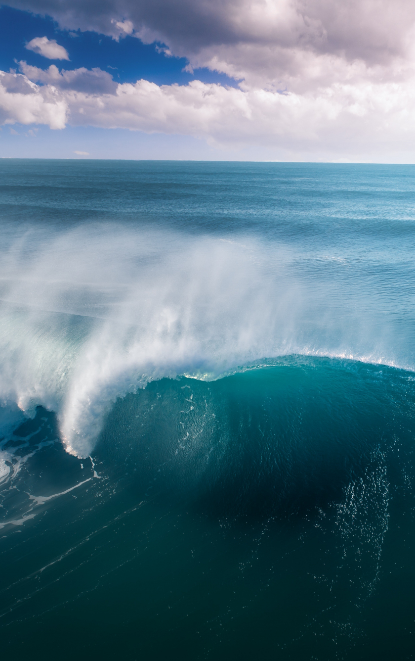 Download 840x1336 Wallpaper Blue Ocean Tide Sea Waves Nature Iphone 5 Iphone 5s Iphone 5c Ipod Touch 840x1336 Hd Image Background