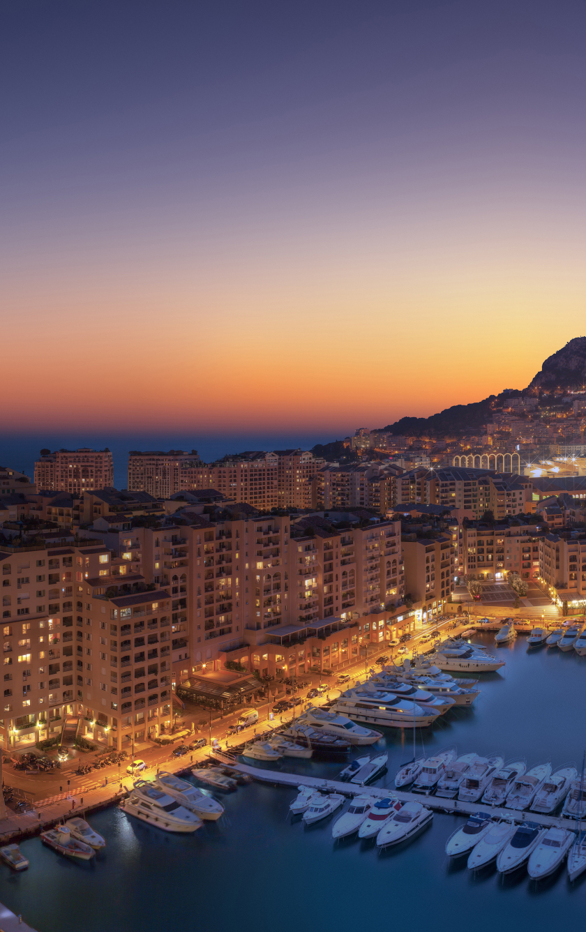 Download wallpaper Monaco, Monte Carlo, city, night free desktop wallpaper  in the resolution 3972x2234 — picture №634398